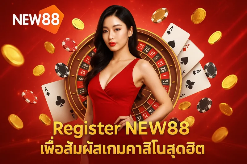 Register NEW88 เพื่อสัมผัสเกมคาสิโนสุดฮิตที่สุด