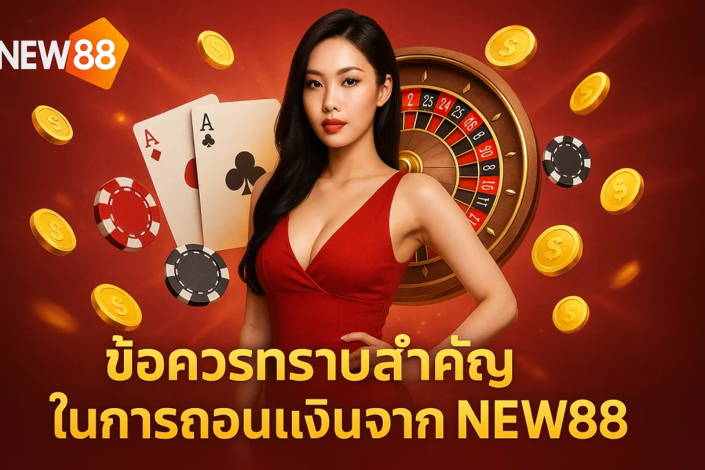 Withdraw Money NEW88 - ถอนเงินที่ชนะได้ง่ายดาย