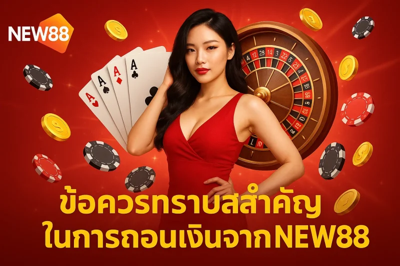 ข้อควรทราบสำคัญในการถอนเงินจาก NEW88